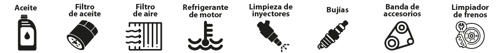 Iconos de mantenimiento
